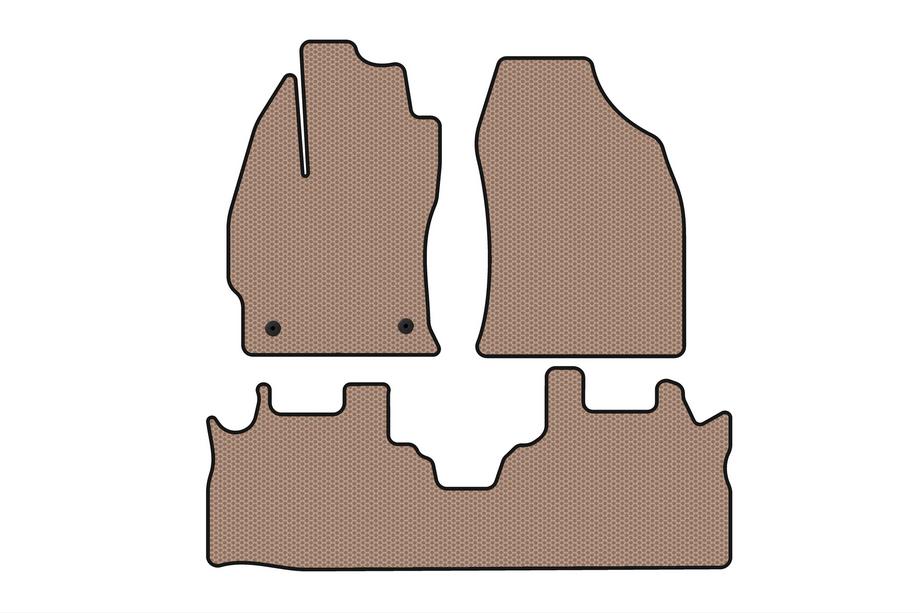 Toyota Prius Tapis en caoutchouc Carsuit (2 rangées, beige) Photo 1