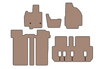 Toyota Previa 2006-2019 Tapis en caoutchouc Carsuit (3 rangées, 6 places, beige) photo 1
