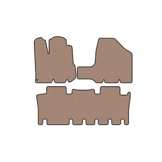 Tapis en caoutchouc Carsuit (2 rangées, beige) photo 1