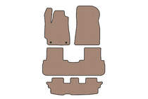 Toyota Highlander 2008-2013 Tapis en caoutchouc Carsuit (2 rangées, beige) photo 1