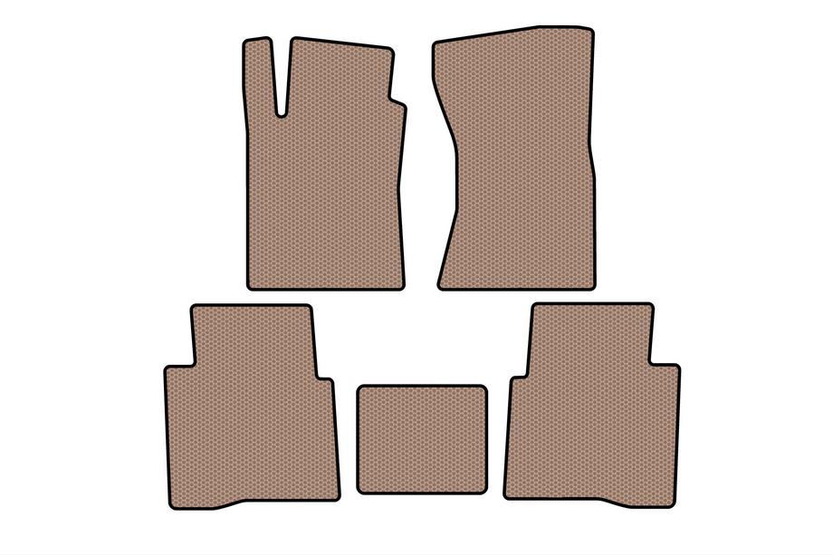 Toyota Fortuner 2006-2015 Tapis en Caoutchouc Carsuit (Beige) Image
