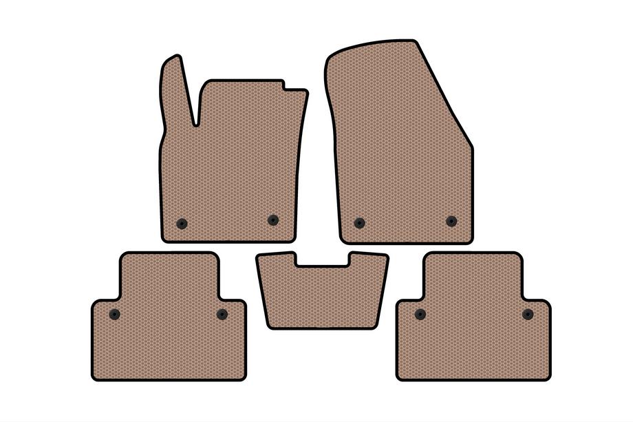 Volvo C30 2006-2012 Tapis en caoutchouc Carsuit (HB, 3 portes, beige) Photo 1