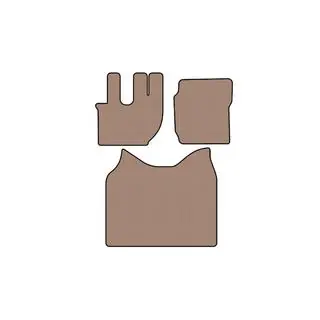 Tapis en Caoutchouc Carsuit (2008-2012, Beige) Volvo FH 1993-2012 photo 1
