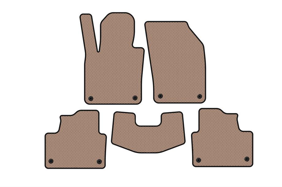 Volvo S60 2019- Tapis en Caoutchouc Carsuit (Beige) Image