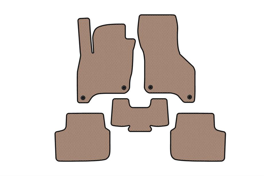 Volkswagen E-Bora 2019- Tapis en caoutchouc Carsuit (SD, Électrique, beige) Image