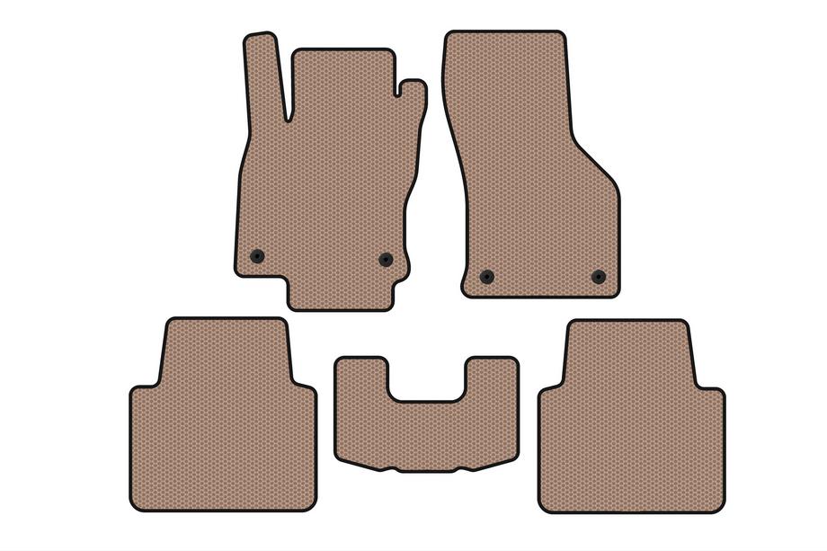 Volkswagen Arteon 2017-2025 Tapis en Caoutchouc Carsuit (LB, Beige) Image