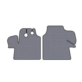 Tapis en caoutchouc Carsuit (2002-2006, gris) photo 1