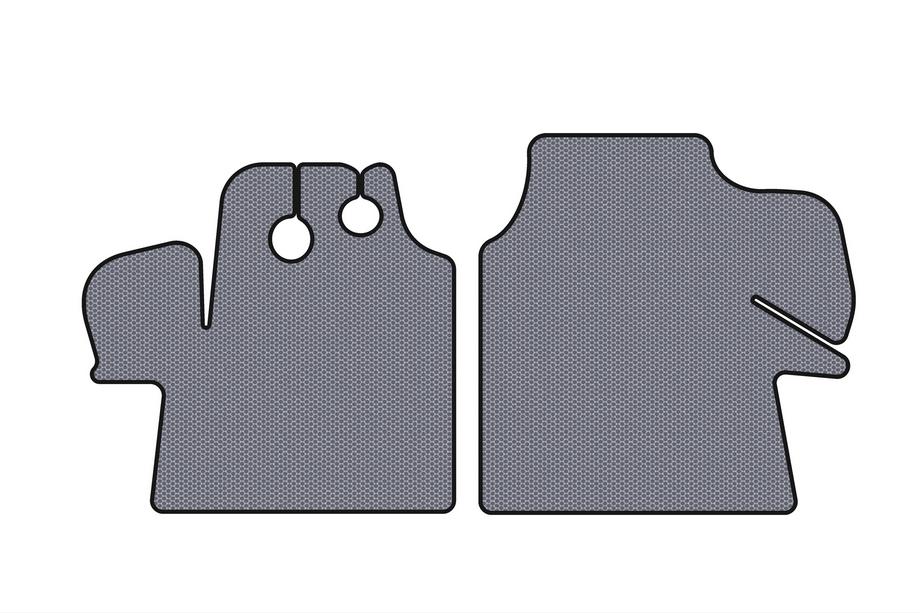 Fiat Ducato 1995-2006 Tapis en caoutchouc Carsuit (2002-2006, gris) Image