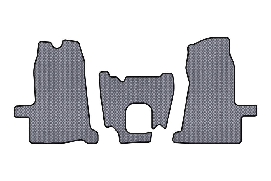 Ford Transit 2000–2014 Tapis en caoutchouc Carsuit (2000-2006, 1+1, boîte manuelle, gris) Image