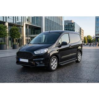 Marchepieds Latéraux Allmond Black (2 pcs, Aluminium) Ford Courier 2014-2023 photo 1