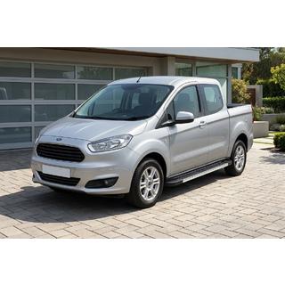 Marchepieds Latéraux RedLine V1 (2 pcs, Aluminium) Ford Courier 2014-2023 photo 1