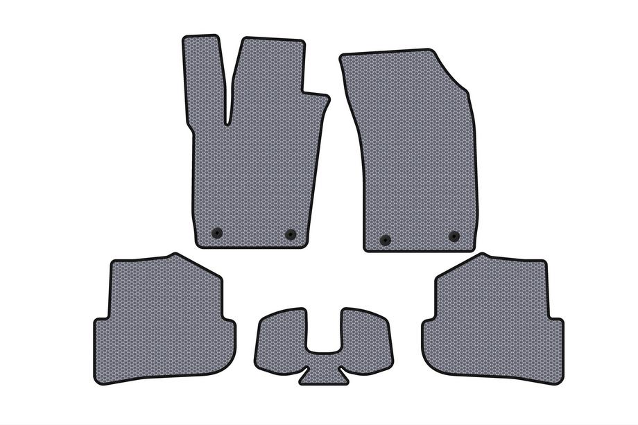 Audi A1 2010-2018 Tapis en caoutchouc Carsuit (HB, 3 portes, gris) Image
