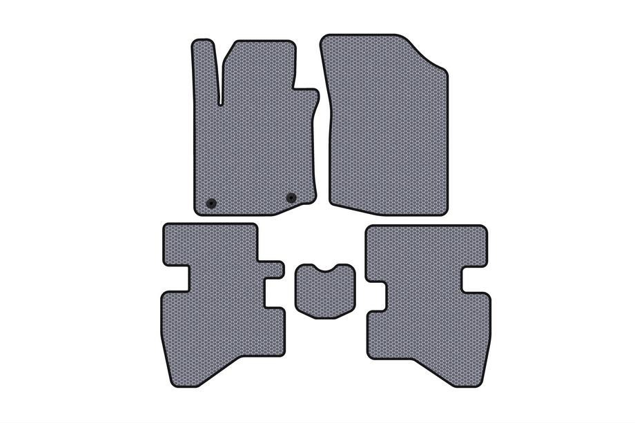 Citroen C-1 2014-2021 Tapis en Caoutchouc Carsuit (HB, Gris) Image