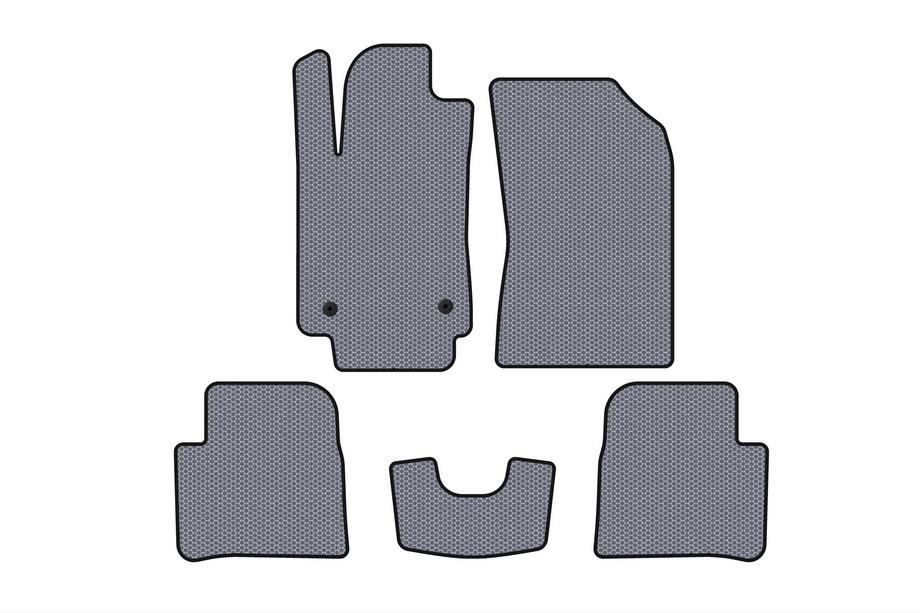 Citroen C-3 2016-2023 Tapis en Caoutchouc Carsuit (HB, Gris) Image