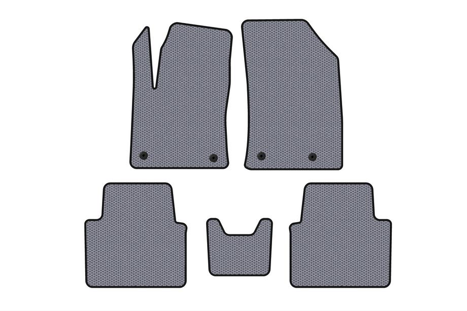 Citroen C-3 Aircross 2017-2024 Tapis en Caoutchouc Carsuit (Gris) Image