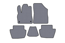Citroen DS-5 2011-2015 Tapis en caoutchouc Carsuit (HB, Hybride/AT, gris) photo 1