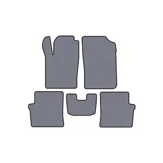 Tapis en caoutchouc Carsuit (HB, 5 portes, gris)