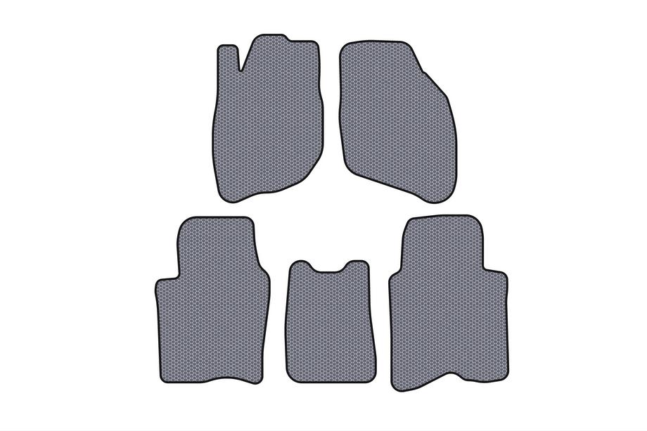 Honda City 2002-2008 Tapis en Caoutchouc Carsuit (SD, Gris) Image
