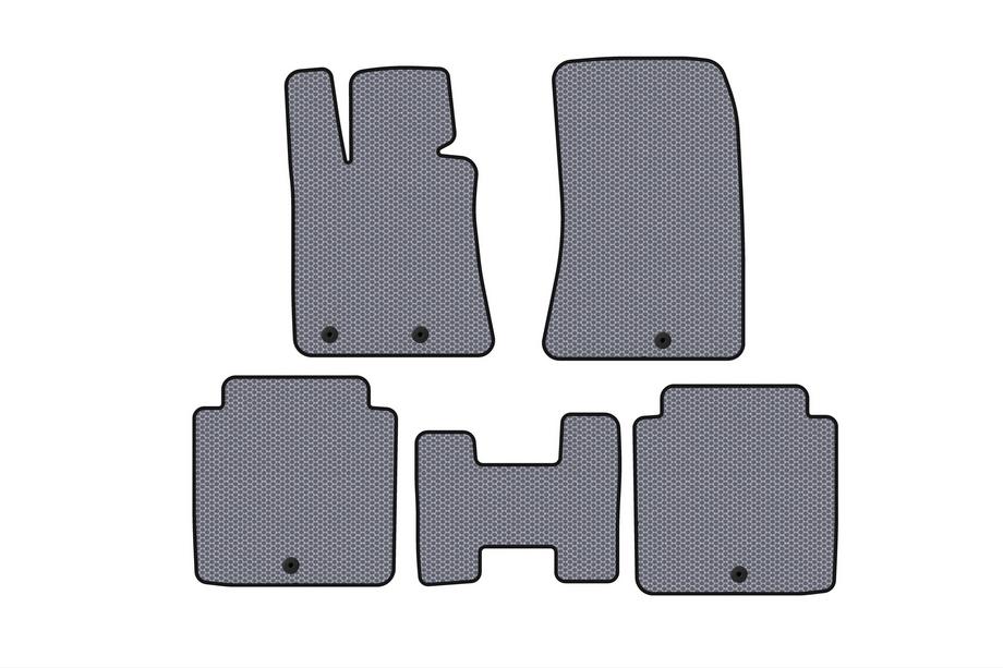 Hyundai Equus 2009-2016 Tapis en Caoutchouc Carsuit (Gris) Photo 1