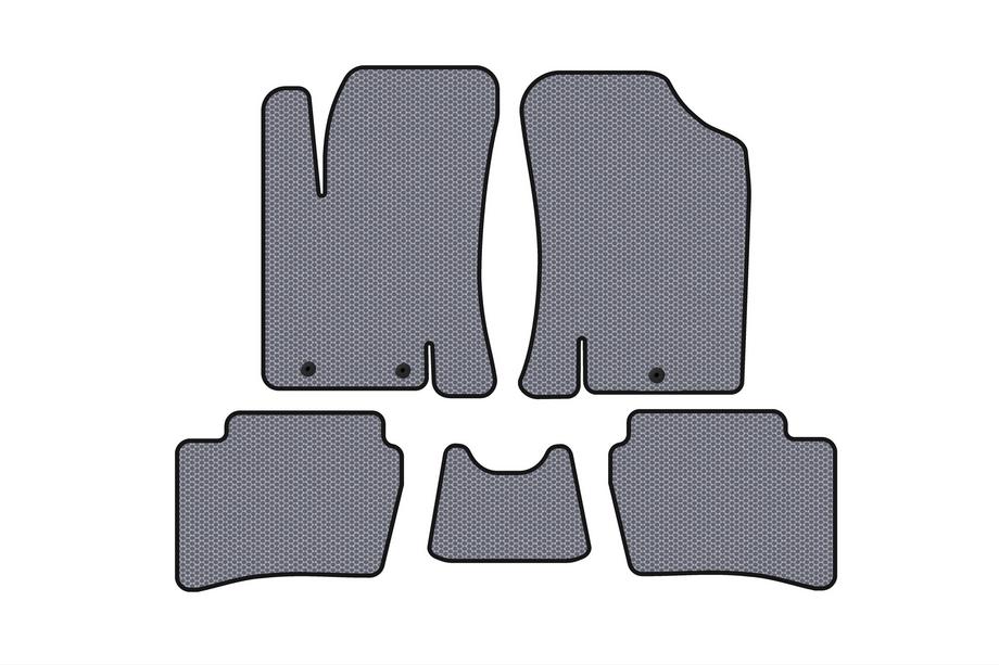Hyundai I-20 2008-2012 Tapis en Caoutchouc Carsuit (HB, Gris) Image