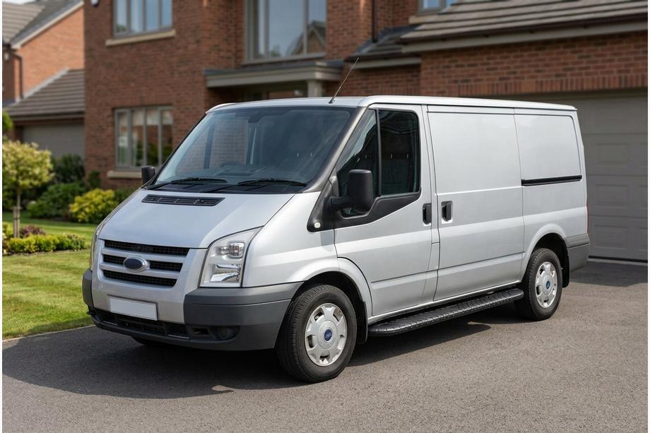 Ford Transit 2000–2014 Marchepieds Latéraux Bosphorus Black (2 pcs, Aluminium) Image