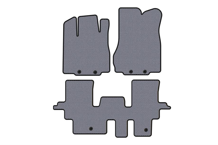 Infiniti QX60 2016-2021 Tapis en Caoutchouc Carsuit (2 Rangées, Gris) Image