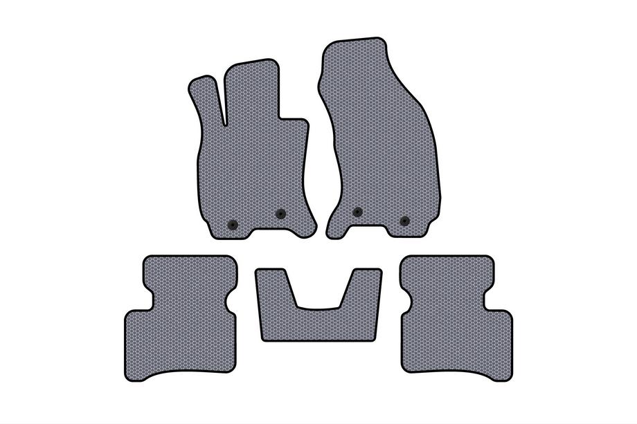 Jaguar X-Type 2001-2009 Tapis en caoutchouc Carsuit (SD, Pédale d'accélérateur au plancher, gris) Image
