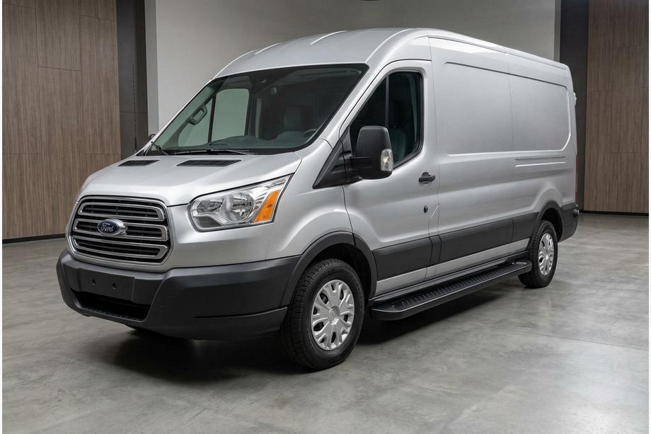 Ford Transit 2014- Marchepieds Latéraux Allmond Black (2 pcs, Aluminium) Image