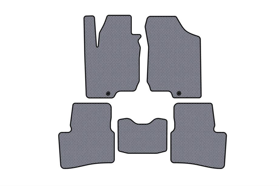 Kia Ceed 2007-2012 Tapis en caoutchouc Carsuit (HB, 3 portes, gris) Photo 1