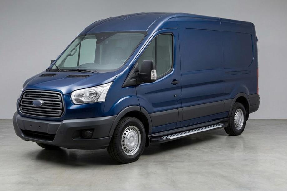 Ford Transit 2014- Marchepieds Latéraux Line (2 pcs, Aluminium) Image