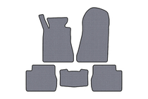 Mercedes W201 (190) 1982-1993 Tapis en Caoutchouc Carsuit (SD, Gris) photo 1
