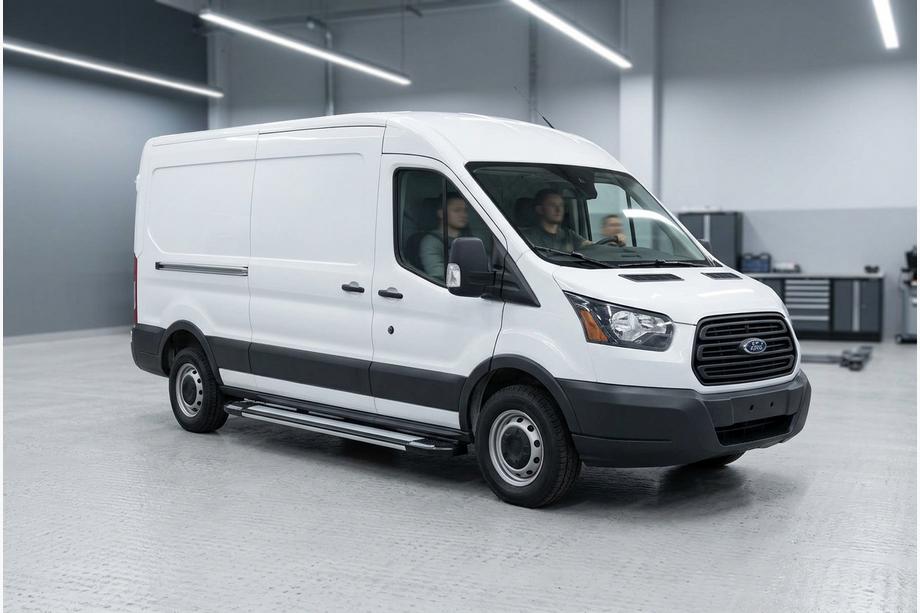 Ford Transit 2014- Marchepieds Latéraux Rainbow (2 pcs, Aluminium) Image
