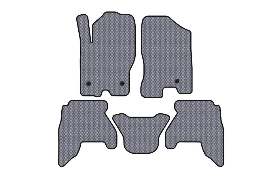 Nissan Pathfinder R51 2005-2014 Tapis de sol en caoutchouc Carsuit V1 (2 rangées, gris, 2010-2014) Photo 1