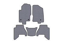 Nissan Pathfinder R51 2005-2014 Tapis de sol en caoutchouc Carsuit V2 (2 rangées, Gris, 2010-2014) photo 1