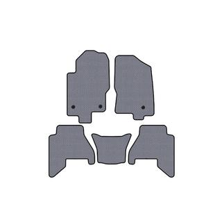 Tapis de sol en caoutchouc Carsuit V2 (2 rangées, Gris, 2010-2014) Nissan Pathfinder R51 2005-2014 photo 1