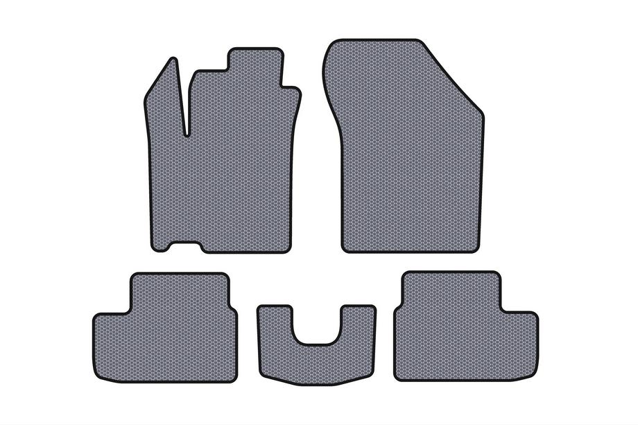 Opel Agila 2007-2015 Tapis en Caoutchouc Carsuit (HB, Gris) Photo 1