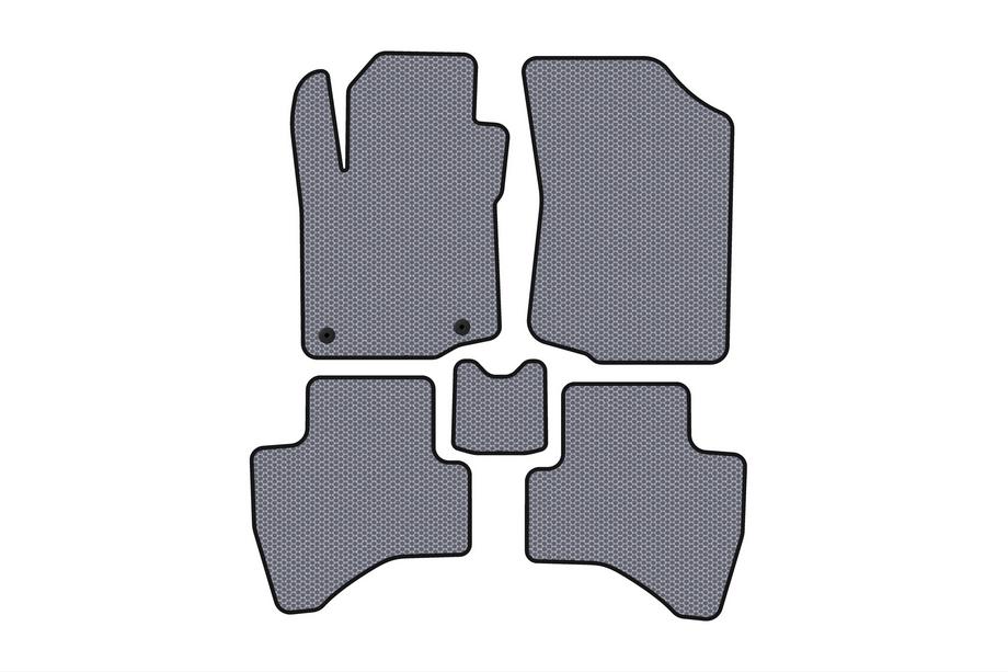 Peugeot 107 2005-2014 Tapis en Caoutchouc Carsuit (HB, Gris) Image