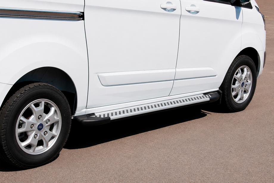 Ford Custom 2013-2022 Marchepieds Latéraux Line (2 pcs, Aluminium) Image