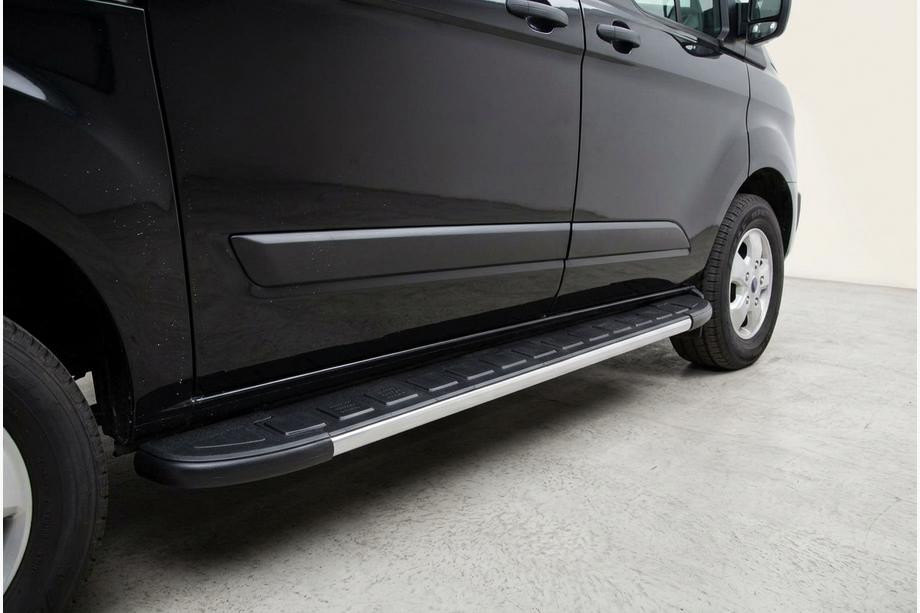Ford Custom 2013-2022 Marchepieds Latéraux Duru (2 pcs, Aluminium) Empattement Court Image