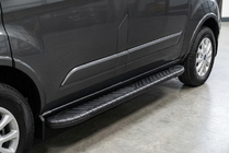 Ford Custom 2013-2022 Marchepieds Latéraux Bosphorus Black (2 pcs, Aluminium) photo 1