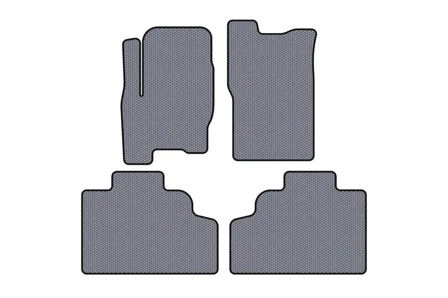 SsangYong Korando 1997-2006 Tapis en Caoutchouc Carsuit (Gris) Image