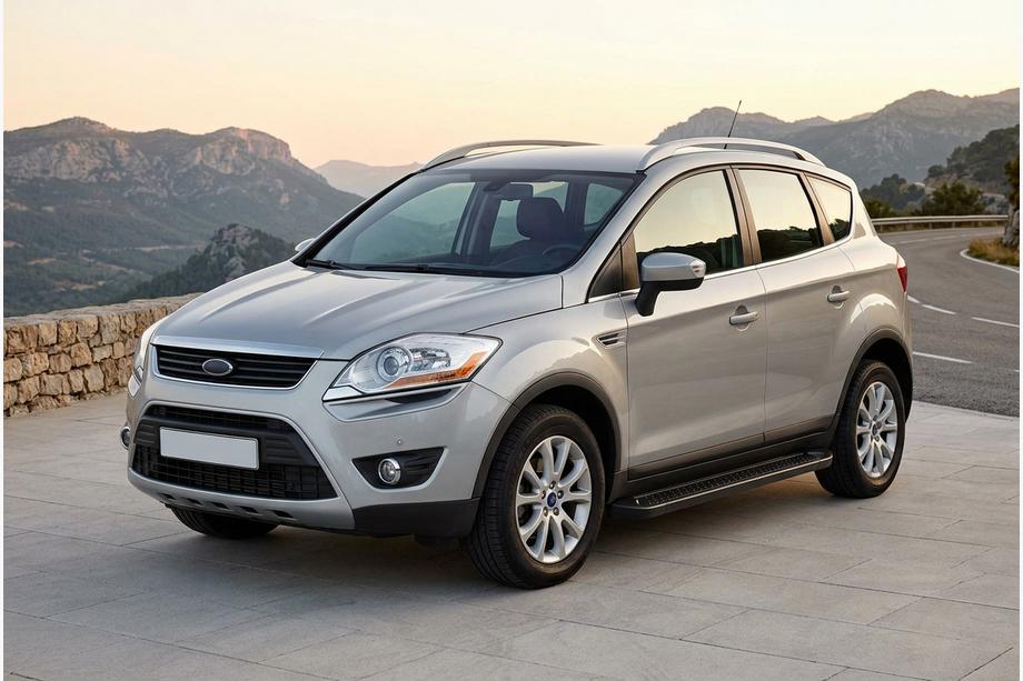Ford Kuga 2008-2013 Marchepieds Latéraux Allmond Black (2 pcs, Aluminium) Image