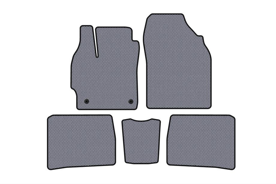 Toyota Prius 2009-2015 Tapis en Caoutchouc Carsuit (LB, Gris) Image