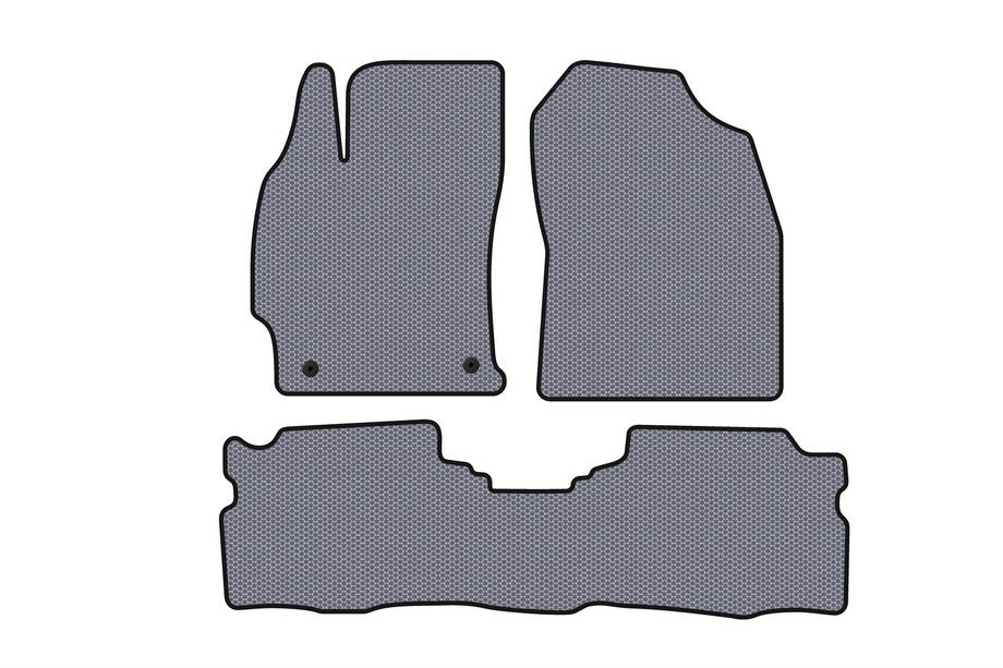 Toyota Prius 2015-2022 Tapis en caoutchouc Carsuit (LB, Hybride, gris) Image
