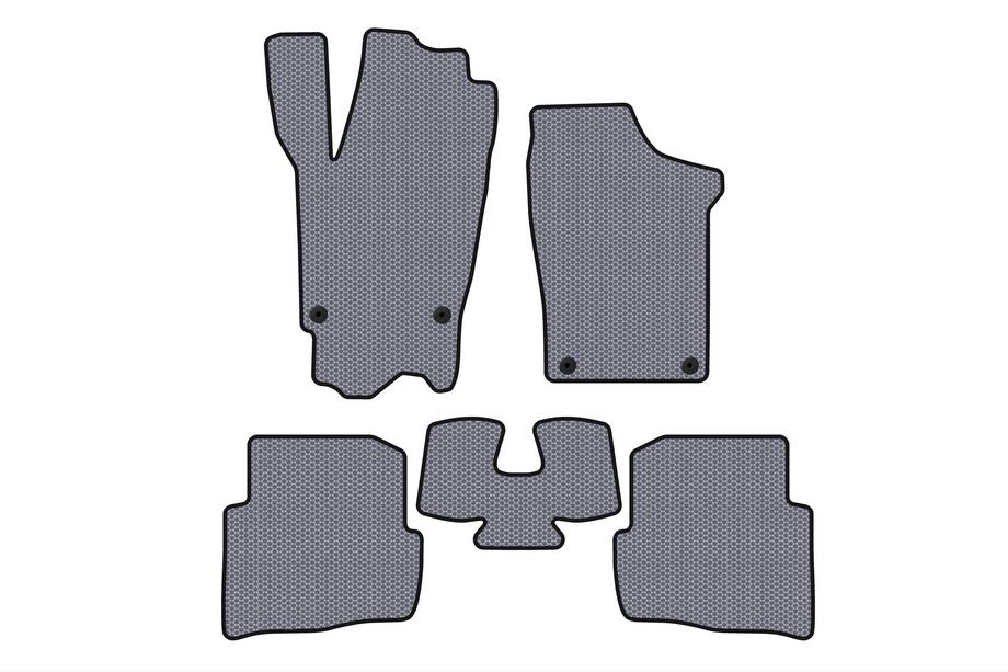Volkswagen Fox 2003-2021 Tapis en caoutchouc Carsuit (HB, 3 portes, gris) Image