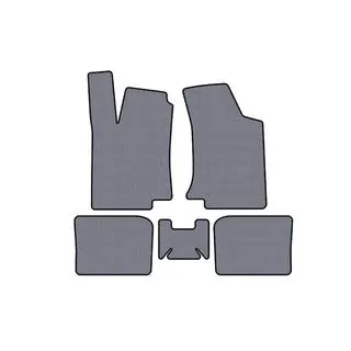 Tapis en caoutchouc Carsuit (HB, 3 portes, gris) photo 1