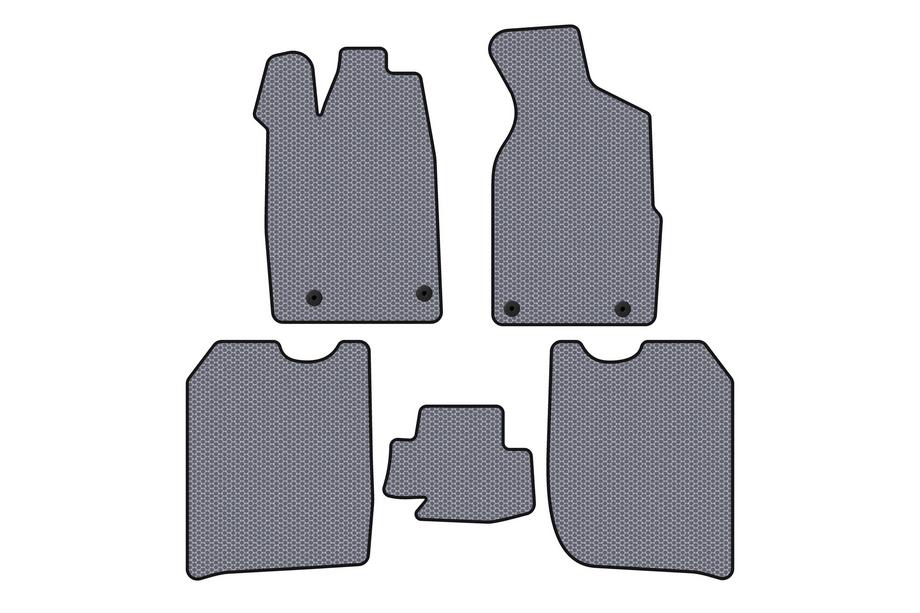 Audi 100 C3 1988-1991 Tapis de sol en caoutchouc Carsuit (1982-1988, Sedan, gris) Image