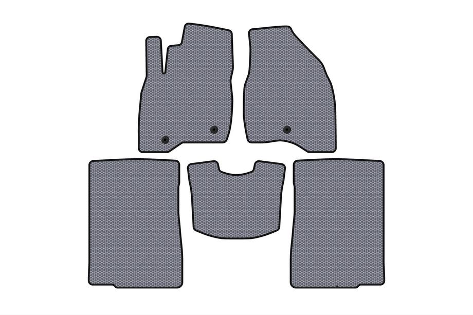 Ford Explorer 2011-2019 Tapis en caoutchouc Carsuit (2015-2017, 2 rangées, 7 places, gris) Photo 1