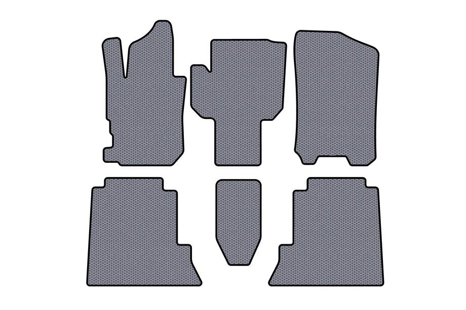 Honda FR-V 2004-2009 Tapis en Caoutchouc Carsuit (Gris) Photo 1