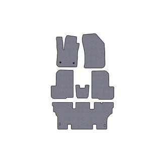 Tapis en Caoutchouc Carsuit (3 Rangées, 7 Places, Gris) Dacia Lodgy 2012-2022 photo 1